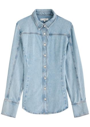 Frame Denim Denim Shirt - Blue - S (UK8-10 / S)