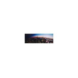 Vacchetti Vacchetti - Cuadro Impreso Ciudad De Noche Cm45x140