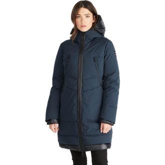 Pajar Rimi Mid Length Parka with Fixed Hood in Navy at Nordstrom, Size Medium