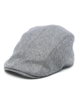 ハット BRUNELLO CUCINELLI WOOL BASQUE HAT Brunello Cucinelli Men's Pinstripe Basque Newsboy Hat