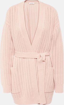 Max Mara Belted wool and cashmere cardigan