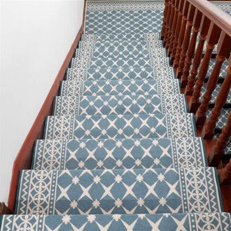 OEM Pelda&ntilde;o Moderno Autoadhesivo Para Escaleras, Lavable, Adhesivo Fuerte, Color Antracita, 30 X 100 Cm (1 Pieza), Rect&aacute;ngulo Azul