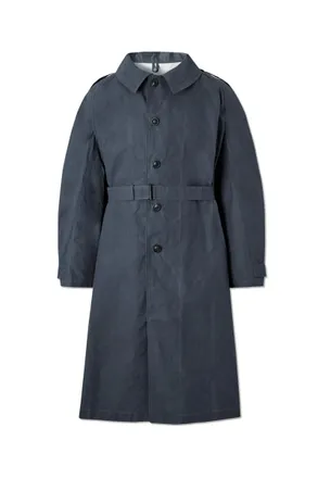 Ghiaia Belted Waxed Cotton-Canvas Trench Coat