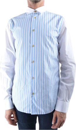 Paul Smith Gestreept Katoenen Overhemd - Heren - Casual Overhemden - Veelkleurig - L - Katoen - Overhemden