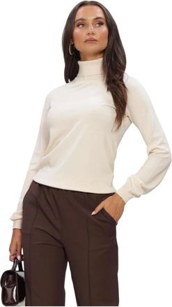 Silvian Heach Truien & Vesten, Dames, Beige, M, Turtleneck Recik