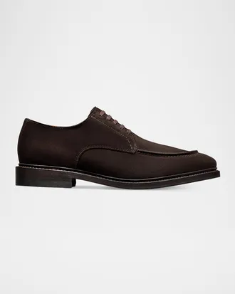 Allen Edmonds Men & apos;s Rivington Suede Apron-Toe Derby Shoes