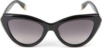 Furla Womens Sunglasses Glossy Black Acetate