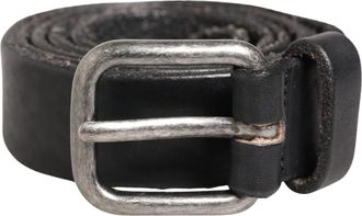 Daniele Alessandrini Men Leather Metal Buckle Mens Belt