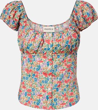 Montce Swim Millie floral cotton top