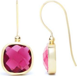 Saachi Cushion Stone Drop Earrings in Red at Nordstrom Rack