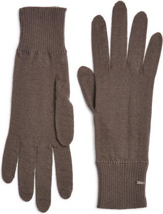 Saint Laurent Cashmere Gloves in Marron at Nordstrom, Size Small