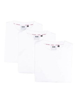 GCDS Three-Pack Cotton T-Shirt