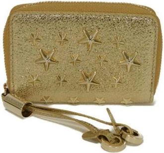 Jimmy Choo London Pre-owned Wallets, female, Yellow, Size: ONE SIZE Pre-owned Leather Wallet