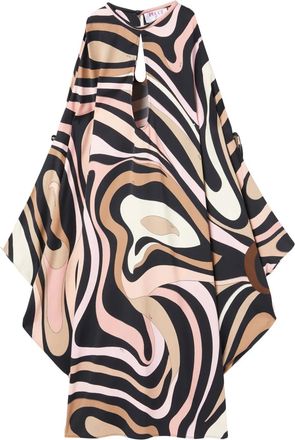 Pucci Abito con stampa Marmo - Nero