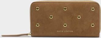 Katie Loxton Large Purse in Caramel Suedette With Eyelets at Nordstrom