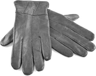 Tom Franks Ladies Thermal Lined Soft Leather Warm Winter Gloves M/L Grey