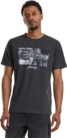 Mister Tee Mens Mt471-Pray 2.0 Tee T-Shirt, Charcoal, XS