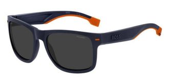 BOSS Boss 1496/S LOX/25 Mens Sunglasses Blue Size 55