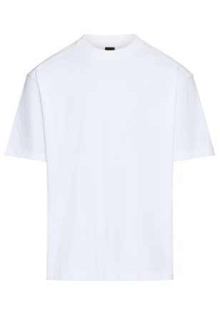Boss Orange by Hugo Boss T-Shirt BOSS ORANGE Te Dye, Herren, Gr. XXL, weiss (wei&szlig;100), Single Jersey, Obermaterial: 100% Baumwolle, relaxed fit normal, Rundhals, eingesetzt,we