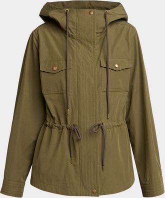 Moncler Serin Hooded Cotton-Blend Parka