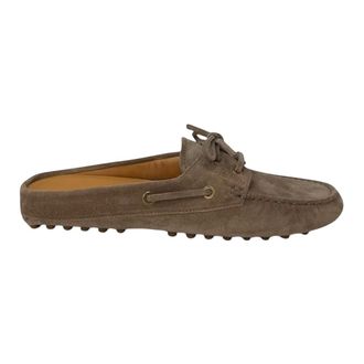 Tod's Tods, Mules, female, Brown, Size: 7 1/2 US Gommino 22L Sabot Mocassino Barca