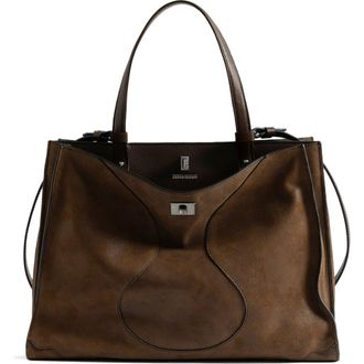 Zadig&Voltaire Jack Suede & Leather Shoulder Bag in Wood at Nordstrom