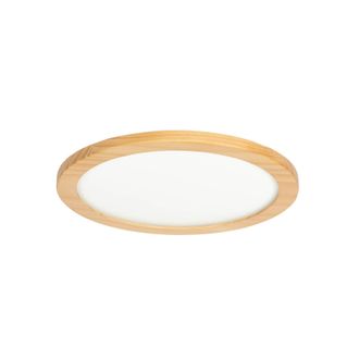 Lucande L&aacute;mpara De Techo Led joren En Marr&oacute;n Madera - Lucande