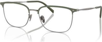 Giorgio Armani 55mm Rectangle optical glasses in Grey at Nordstrom