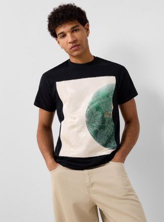 Bastille Mens Rolex logo appliqu&eacute; T-shirt