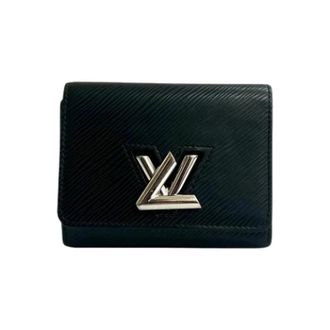 Louis Vuitton Pre-owned Wallets, female, Black, Size: ONE SIZE Pre-owned Tri-fold Wallet
