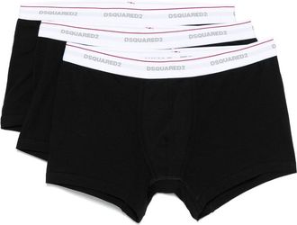 Dsquared2 logo-waistband boxers (pack of three) - Black