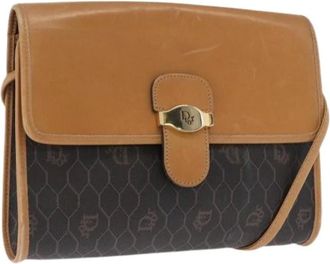 Dior Pre-owned Cross Body Bags, female, Multicolor, Size: ONE SIZE Pre-owned Honeycomb Canvas Shoulder Bag