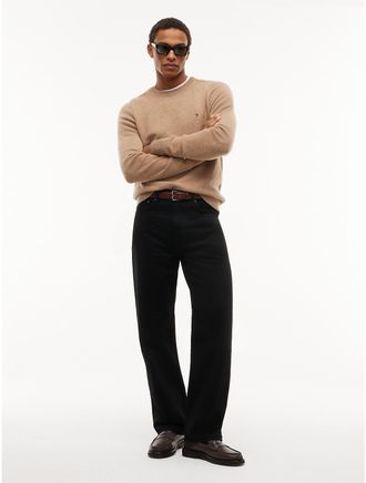 Tommy Hilfiger Mens Relaxed Straight Jean - Black - 30W x 34L