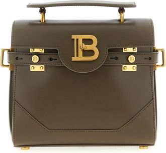 Balmain Brown B-Buzz 23 Handbag