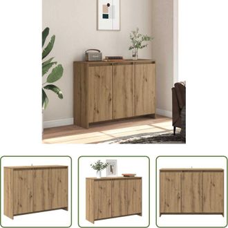 vidaXL Credenza per soggiorno - Credenza Rovere Artigianale 102x35x70 cm in Truciolato