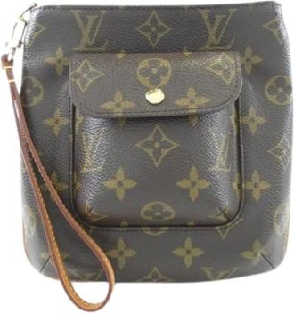 Louis Vuitton Pre-owned Clutches, female, Brown, Size: ONE SIZE Pre-owned Vintage Clutch
