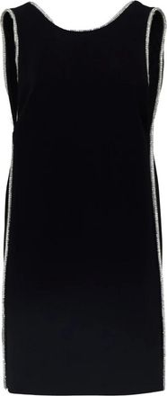 Sportmax Vestido Corto con Joyas - Dresses - Mujer - Negro - 2XS