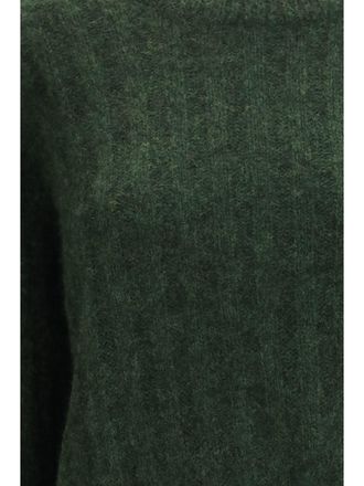 Allude Cable Knit Cashmere and Silk Sweater - Black