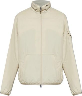 Moncler Breezes Down Jacket - Heren - Zomerjassen - Beige - M - Polyester - Jassen