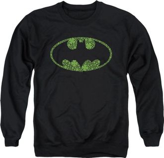 Gildan Batman St. Patrick&acute;s Day Shamrock Logo Adult Crewneck Sweatshirt
