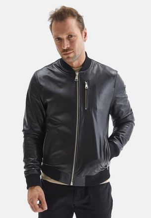 FURNIQ Jasper Leather Jacket in Black at Nordstrom, Size Xx-Large