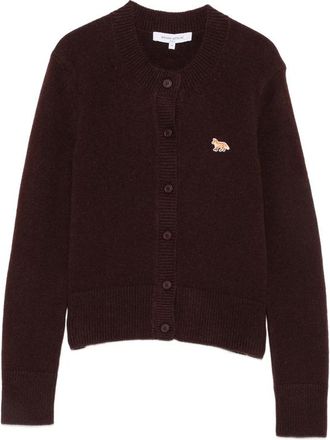 Maison Kitsun&eacute; Logo-patch Cardigan