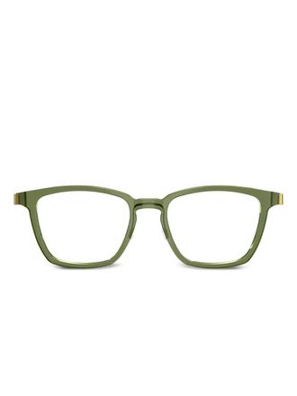 Lindberg rectangle-frame glasses - Green