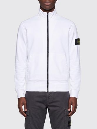 Stone Island Felpa con zip Stone Island in cotone