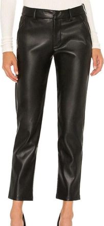 LBLC The Label LBLC the Label Franny Trouser Womens Black Faux Leather Cropped JDM853