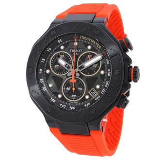 Tissot T-Race Chronograph Quartz Black Dial Mens Watch T1414173705102