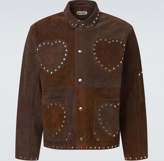 Bode Studded suede jacket