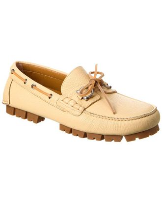 Ferragamo Giosue Leather Moccasin
