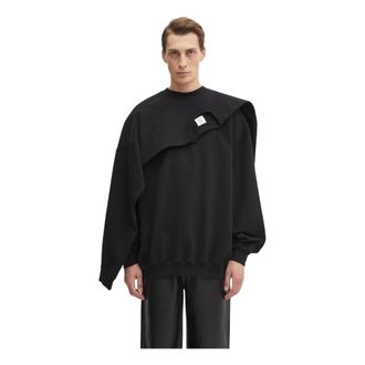 VETEMENTS Sudadera de Doble Capa - Sweatshirts & Hoodies - Hombre - Negro - M