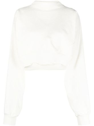 Off-white Cropped sweater - Beige